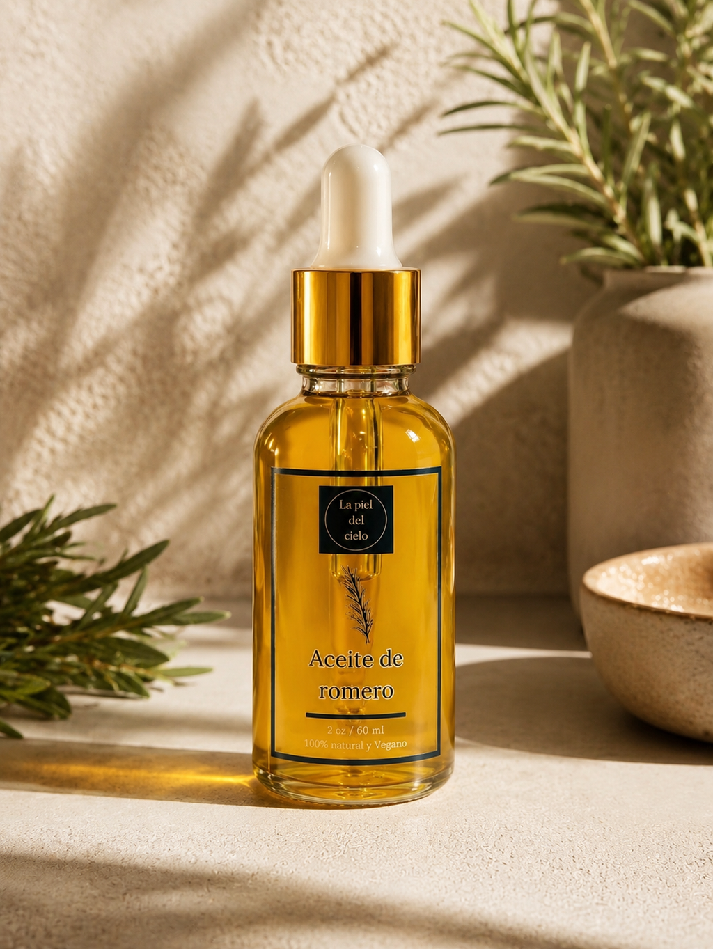Aceite de Romero para el Cabello — 100% Natural y Vegano